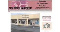 Desktop Screenshot of nmdancewear.com